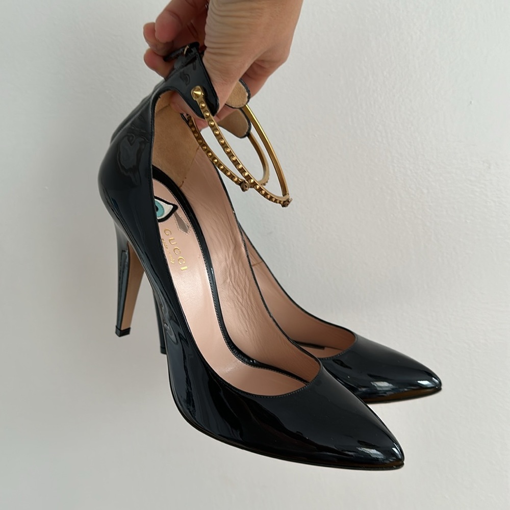 GUCCI Patent Leather heels! Size 42 - Picture 7 of 9